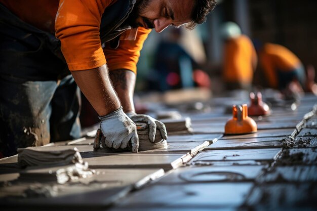 Un retrato de un hombre trabajador