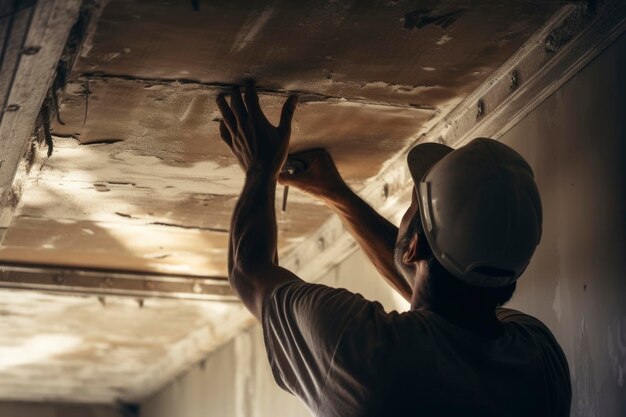 Foto un retrato de un hombre trabajador