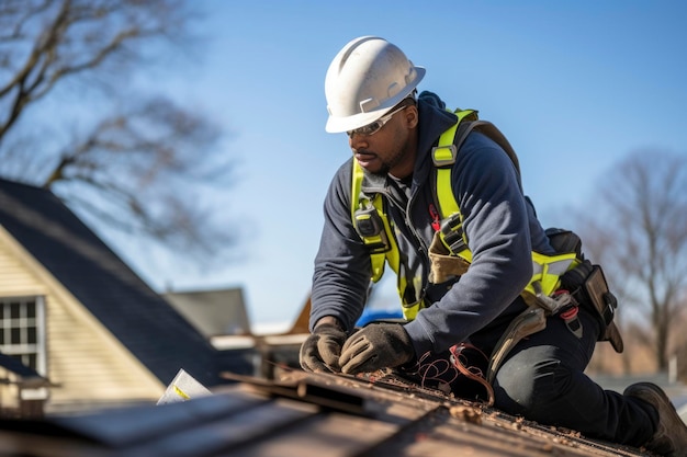 Un retrato de un hombre trabajador