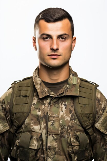 Retrato de un joven soldado