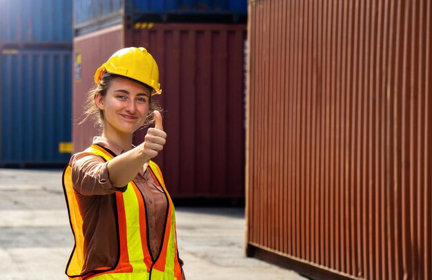 Foto retrato de una joven sonriente