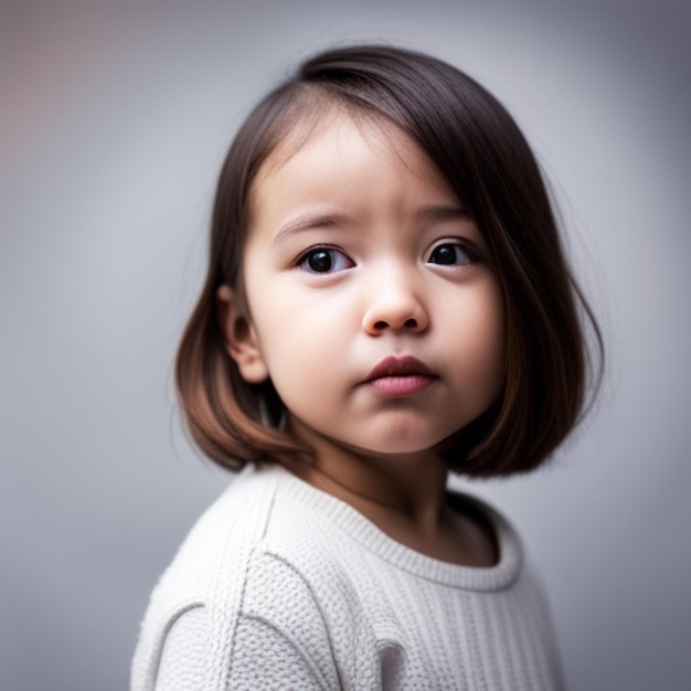 Un retrato de una linda imagen de niñas