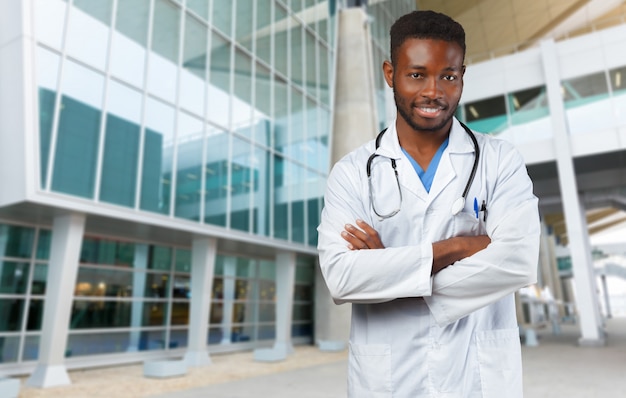 Retrato médico africano