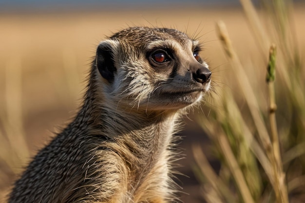 Retrato de mircada con una mirada aguda