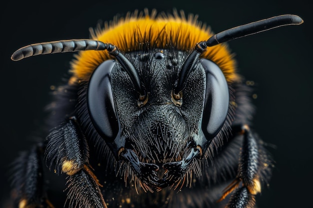 Retrato místico de Alkohol Bee em estúdio