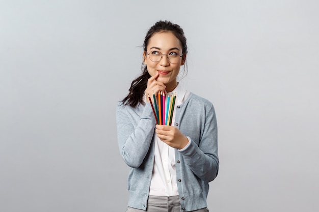 Retrato de una mujer asiática