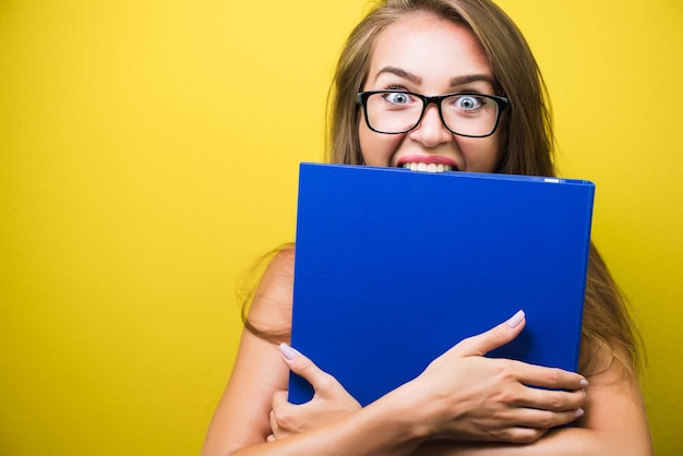 Retrato de una mujer estresada