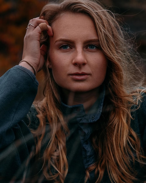 Retrato de una mujer hermosa