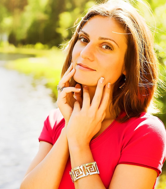 Retrato de una mujer hermosa