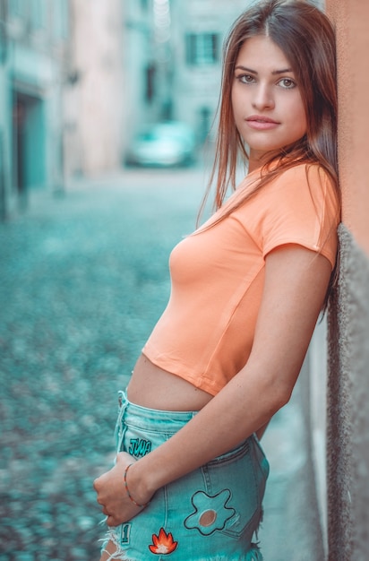 Retrato de una mujer hermosa