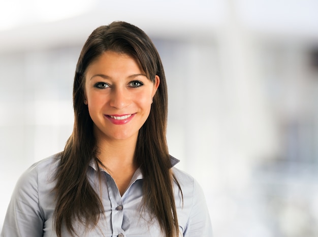 Retrato de una mujer hermosa