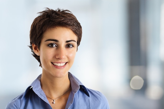 Retrato de una mujer hermosa