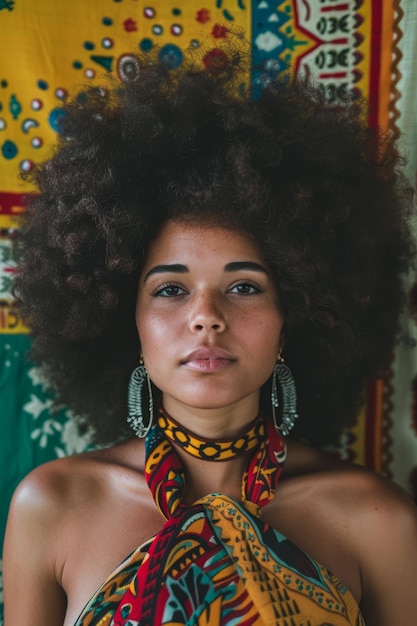 Retrato de una mujer joven de los años 70