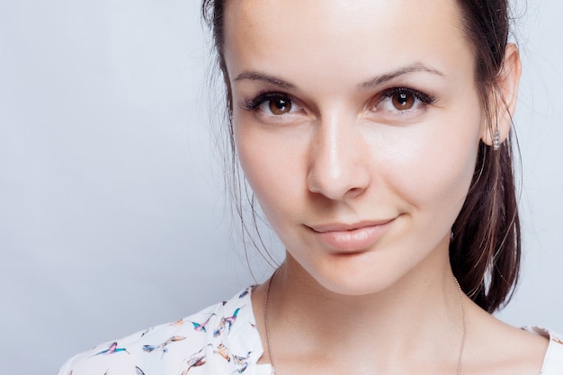 Retrato de mujer joven belleza