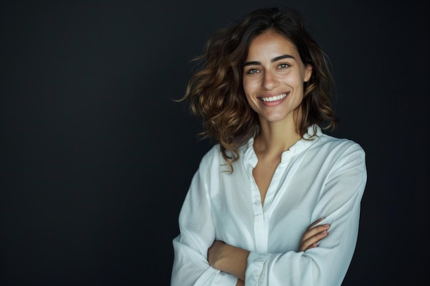 retrato de una mujer joven IA generativa