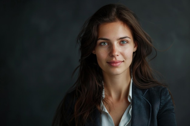 retrato de una mujer joven IA generativa