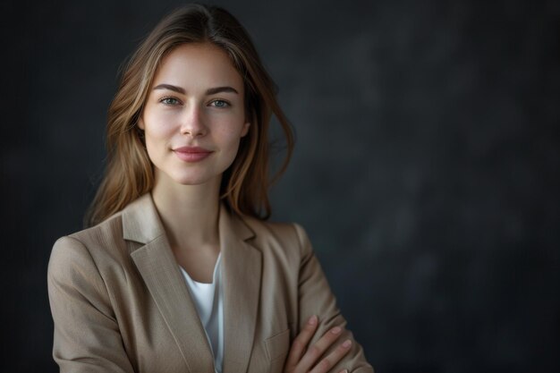 retrato de una mujer joven IA generativa