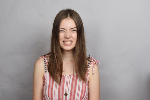 Retrato, de, un, mujer joven