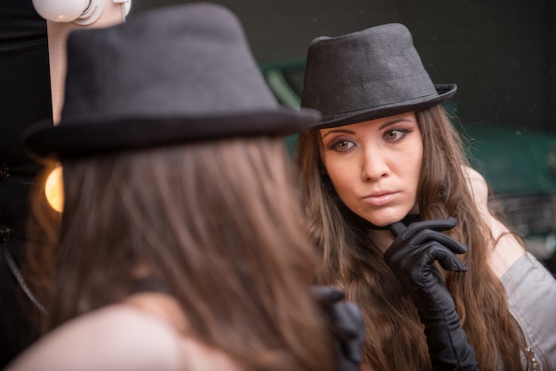 Retrato de una mujer joven