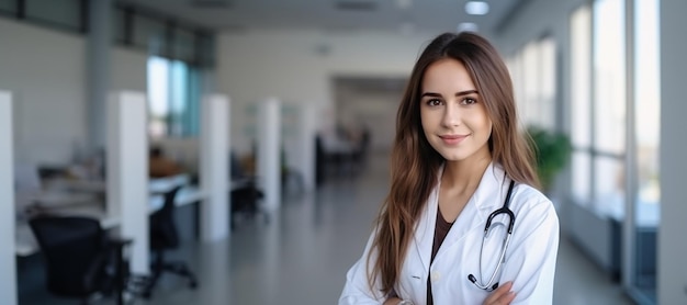 Retrato de una mujer latina joven y sonriente.