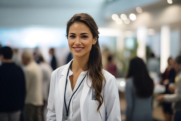 Retrato de una mujer médica