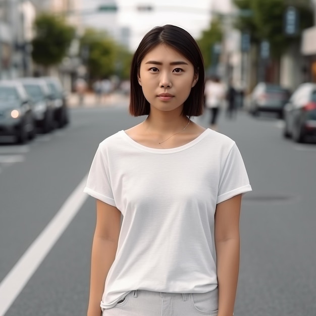 Retrato de una mujer de moda