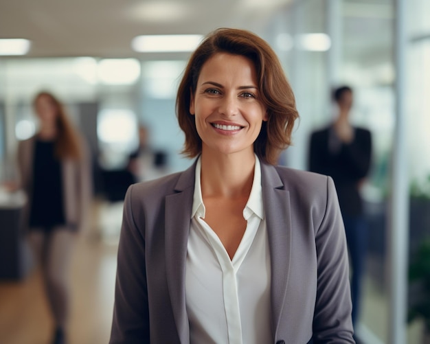 Retrato de una mujer de negocios profesional