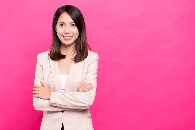 Retrato de mujer de negocios