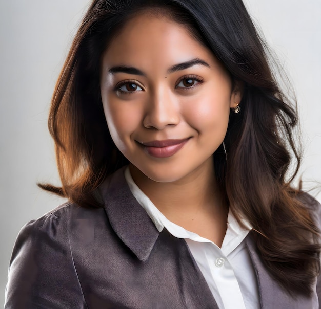 Foto retrato de una mujer de negocios