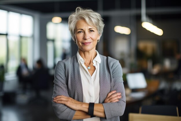 retrato de una mujer de negocios