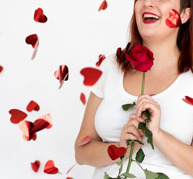 Retrato de una mujer con pelo rojo