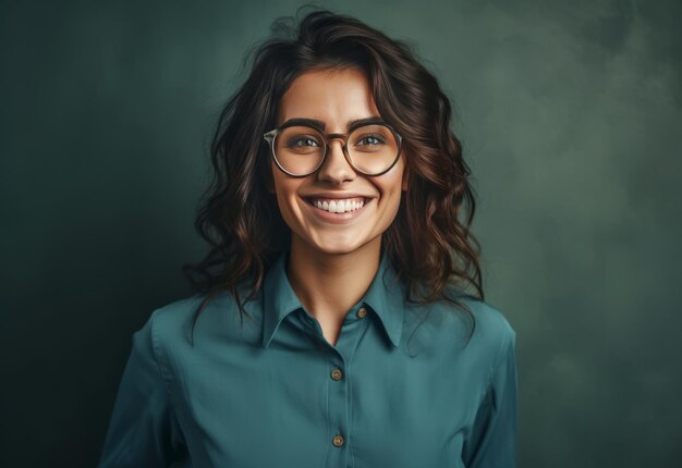 Retrato de mujer sonriente