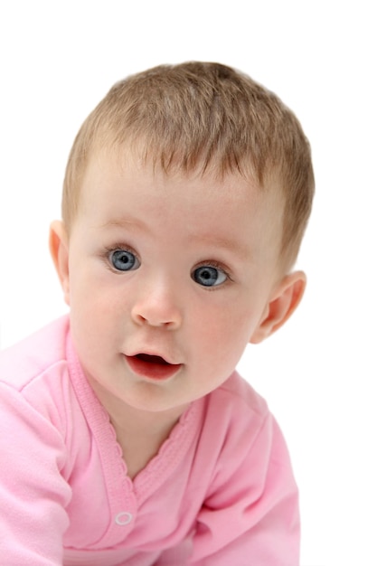 Foto retrato de niña de belleza