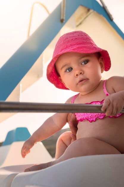 Retrato de una niña linda