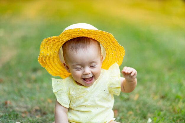 Foto retrato de una niña linda