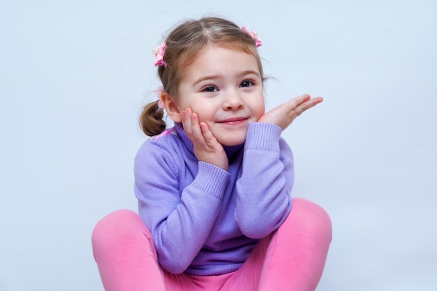 Retrato de niña muy dulce