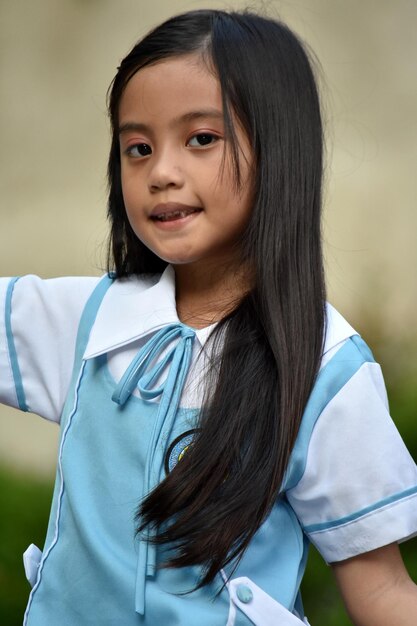 Foto retrato de una niña