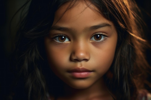 retrato de una niña