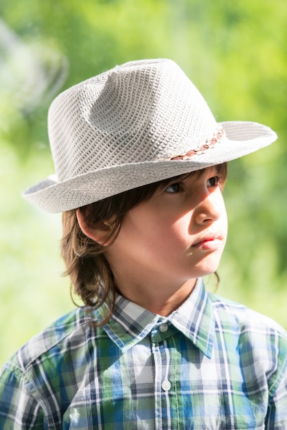 Retrato de niño modelo