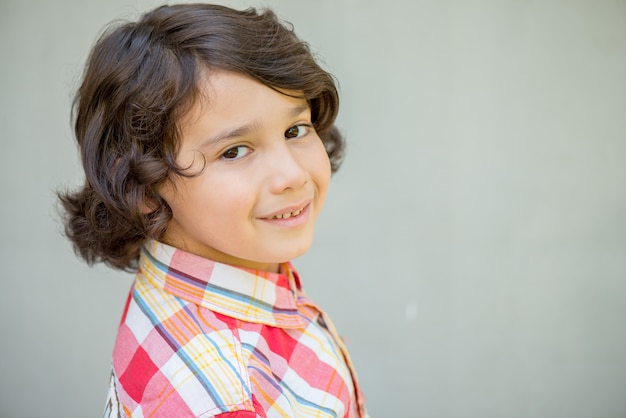 Retrato de niño modelo