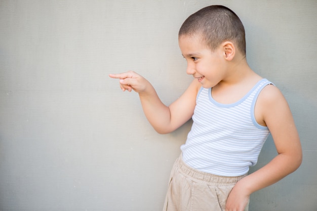 Retrato de niño modelo