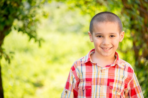 Retrato de niño modelo