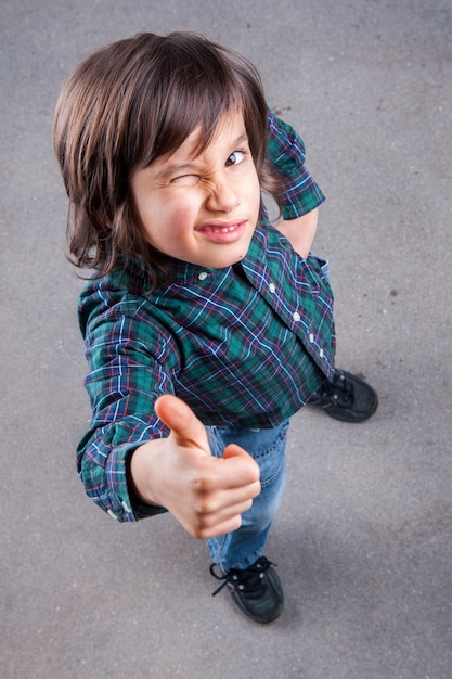 Retrato de niño modelo