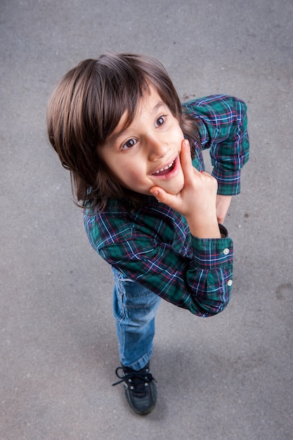 Retrato de niño modelo