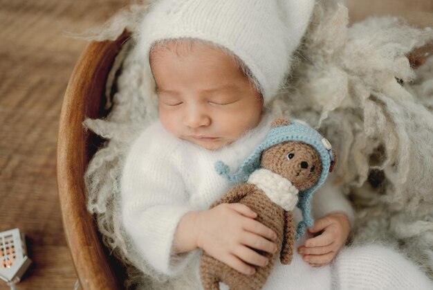 Retrato de niño recién nacido