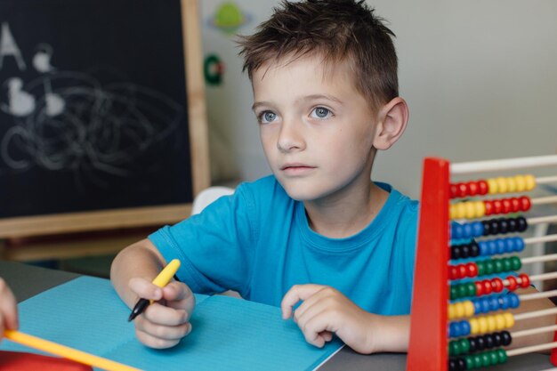 Foto retrato de un niño