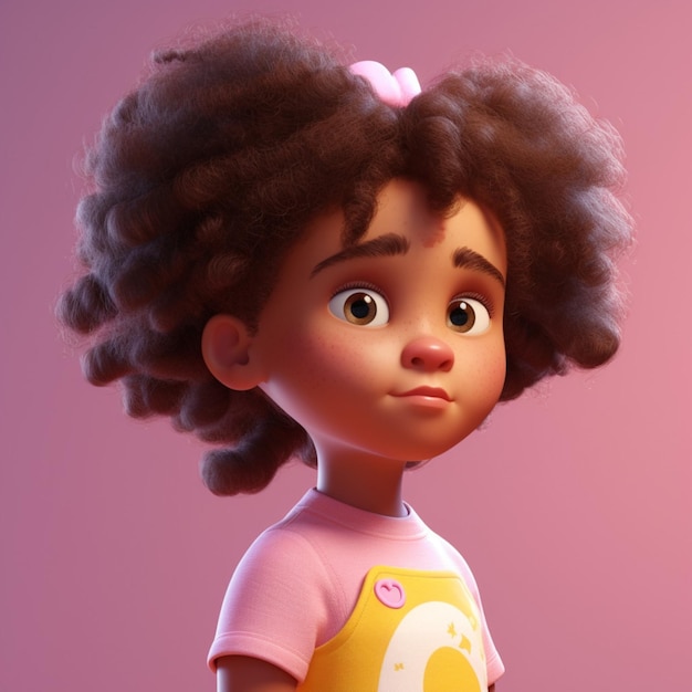 Foto retrato de ninos afroamericanos cartoon kids children afroamerican cute rostro cara