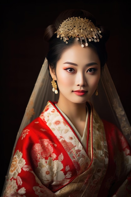 Retrato de una novia japonesa