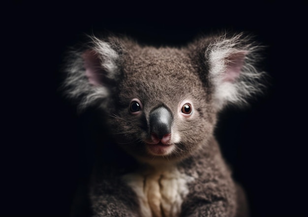 Retrato del oso koala