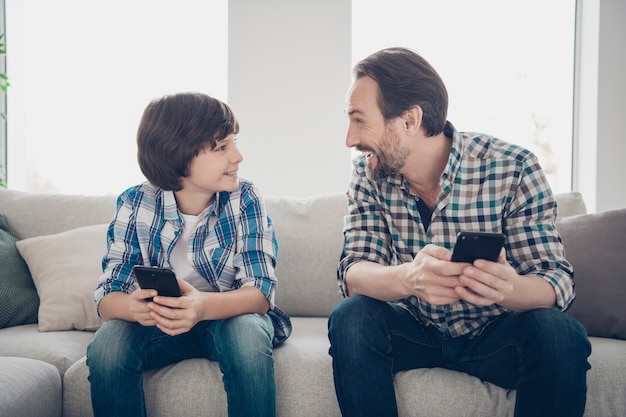 Retrato de padre e hijo, pasar tiempo juntos